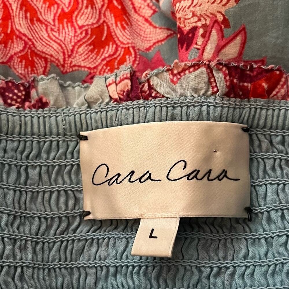 Cara Cara Skylar Floral Smocked Off The Shoulder Midi Dress - Picture 5 of 8